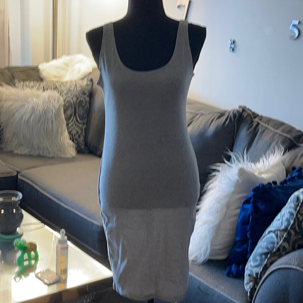 New. Gray sexy women summer dress